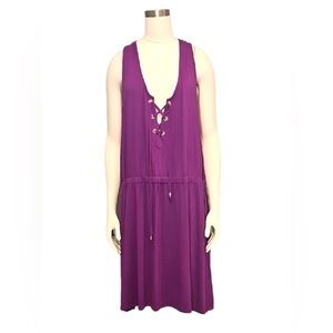 👠 Pennington’s Purple Women's Swim Cover-Up, 2X
